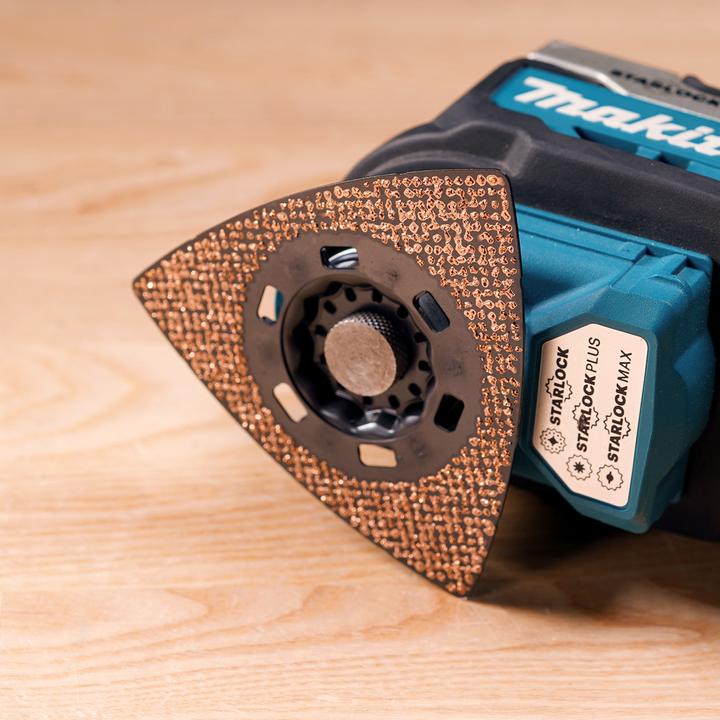 Produktbild Makita B-69808 RIFF sanding plate 90 TMA084, TC / HM GRIT # 40, STARLOCK, for wood paint, fiberglass (40)