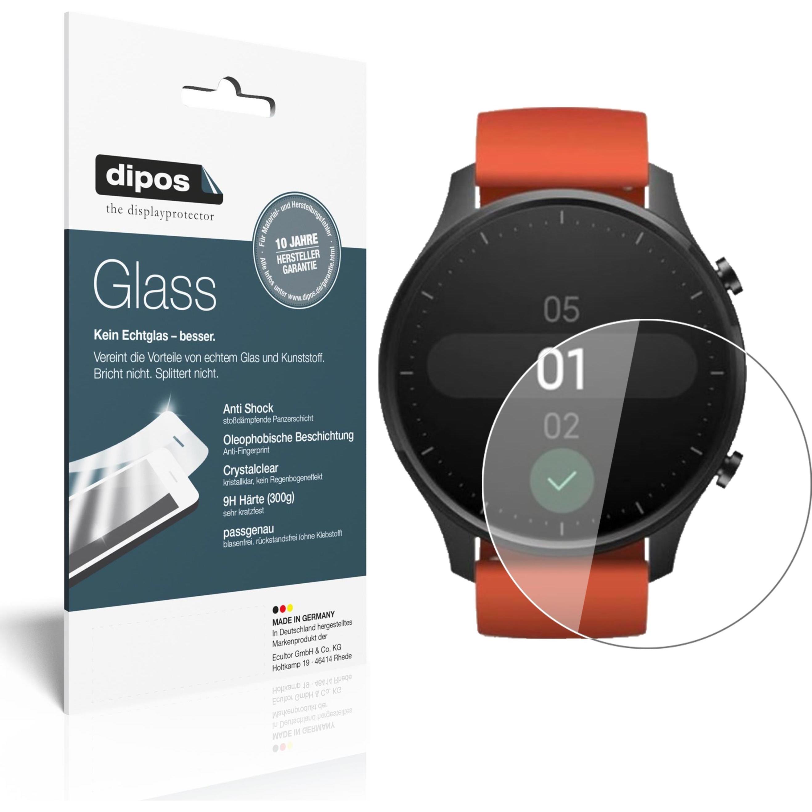 Dipos Displayschutz Anti-Shock, Smartwatch Schutzfolie, Transparent