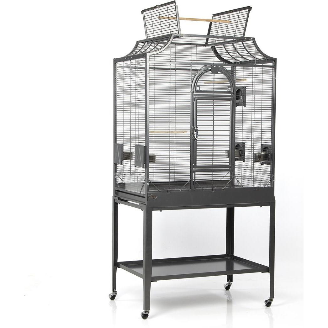 Montana Furniture Madeira II Antik, Vogelkäfig + Voliere