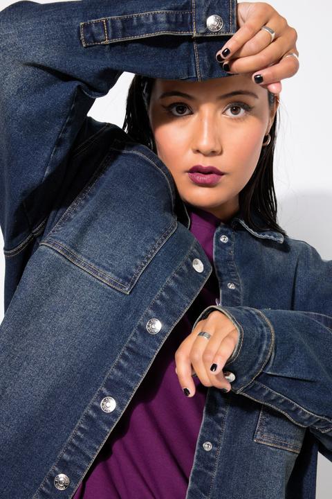 Produktbild Studio Untold Jeanshemd, Oversize Shape, Vintage-Optik (56)