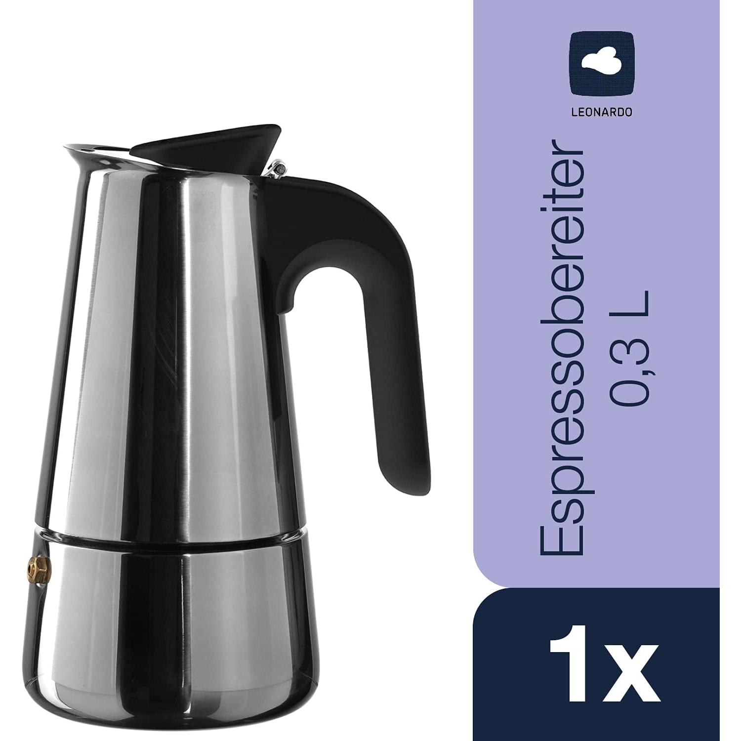 Thumbnail - Leonardo Per me, Espressokocher, Grau