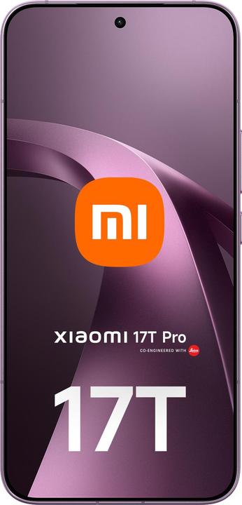 Immagine prodotto Xiaomi 17T Pro 5G Dual Sim 12GB RAM 512GB - Deep Violet (512 GB, Viola, Viola Profonda, 6.83", Doppia SIM, 5G)