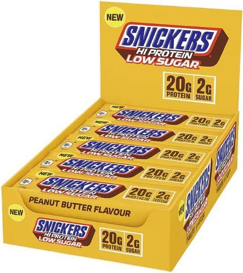 Produktbild Hubba Bubba Snickers Peanut Butter Low Sugar High Protein Bar (Peanut Butter, 684 g)