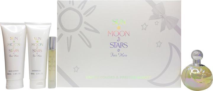 Immagine prodotto Sun Moon Stars for Her di United Colors & Prestige Beauty Set regalo da 4 pezzi per donne (Set di profumi)