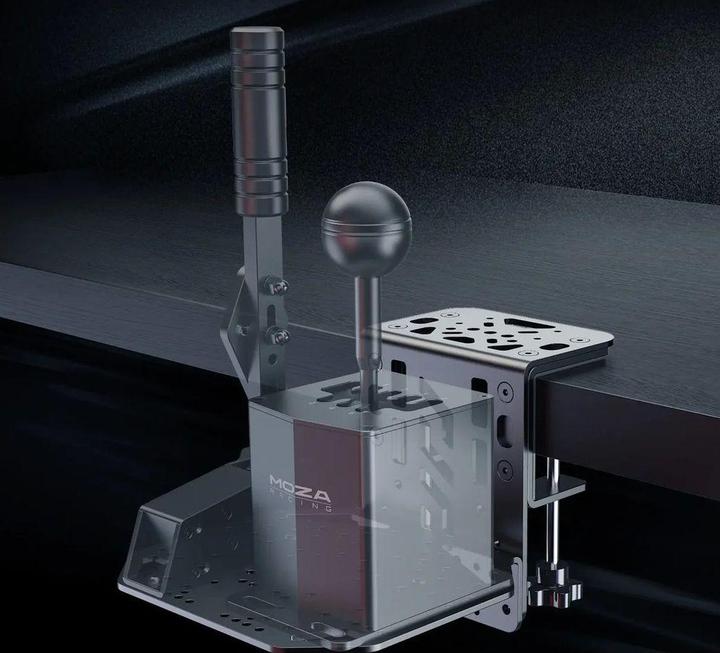 Actual product image Moza Universal Mounting Plate, für Schalter und Handbremse - schwarz (PC)