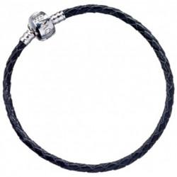 Produktbild GED Harry Potter Black Leather Charm Bracelet 21cm (21 cm)