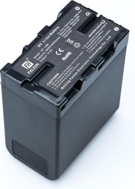 Actual product image Fxlion BP-U98 14.8V/4.4AH/98WH battery (Camera battery)