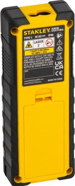 Actual product image Stanley Stan Rangefinder SLM100 up to 30m 132217 (30 m, 690 nm)