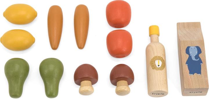 Actual product image Trixie Baby Wooden groceries set