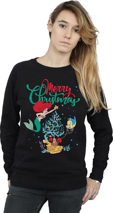 Image du produit Disney - Sweat PRINCESS ARIEL MERRY CHRISTMAS - Femme (XXL)