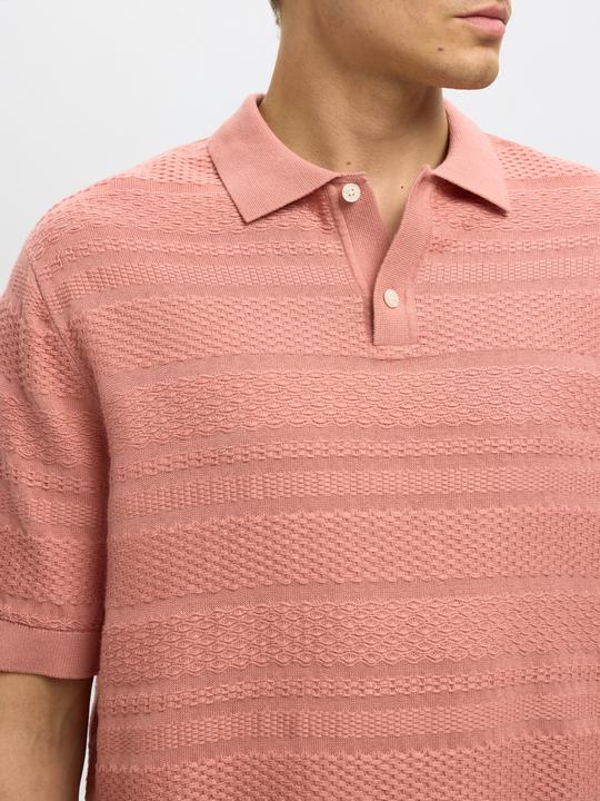 Produktbild Selected Textured Polohemd aus Strick (S)