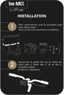 Image du produit Be Mix panier velo polyester clipsable 24l (24 l)