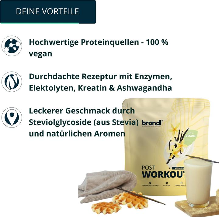 Produktbild Brandl Pure Protein Vegan (Vanille, 1 x, 1000 g)