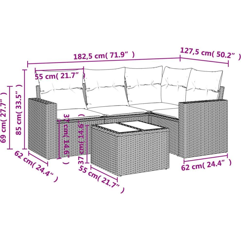 Thumbnail - VidaXL, Gartenlounge, Jarena
