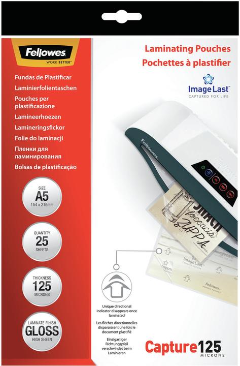 Produktbild Fellowes Capture 125 (A5, 25 Stk., 125 µm)