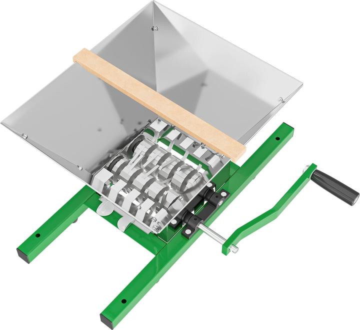 Produktbild Wiltec Obstmühle 7L Trichter Maische Handkurbel Obstmühle Saftpresse Apfelpresse