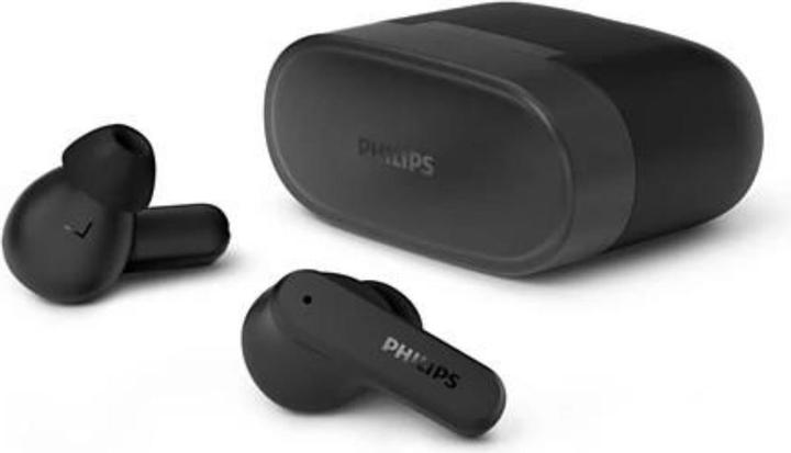 Actual product image Philips True Wireless In-Ear-Kopfhörer TAT2000BK/00 Schwarz (No noise cancellation, 7 h, Wireless)