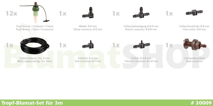 Immagine prodotto Blumat Set di gocciolamento (Set per l'irrigazione a goccia)