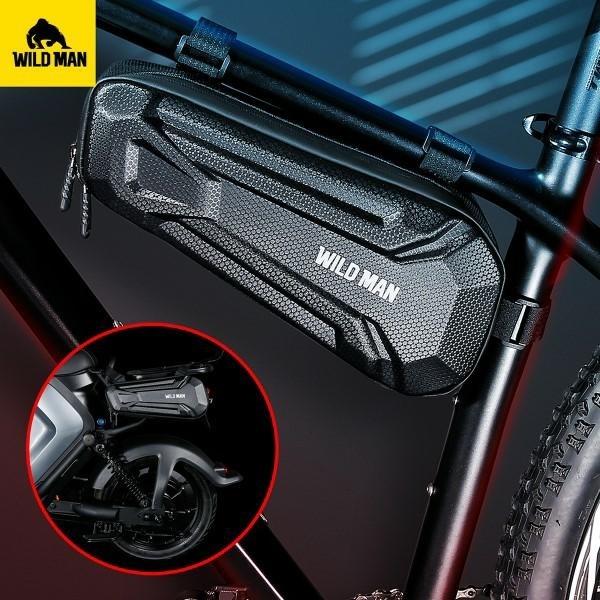 Immagine prodotto Wildman Torba na ramę roweru XT9 XL uchwyt rowerowy czarna/nero (3.50 l, Borsa telaio)