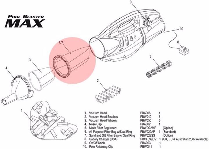 Image du produit Water Tech Sac de rechange pour Pool Blaster Max
