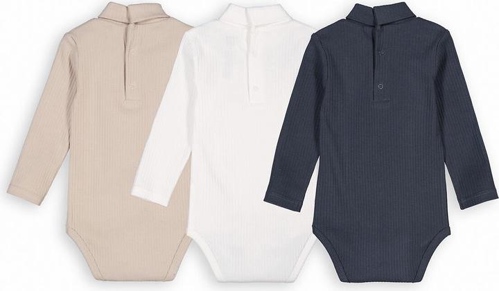 Produktbild La Redoute Collections 3er-Pack Bodys mit Stehkragen (68)