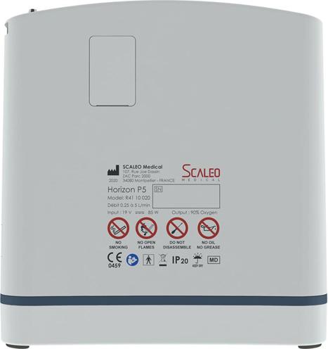 Actual product image Scaleo Medical Scaleo Horizon P5 portable oxygen concentrator - Single 8-cell rechargeable battery
