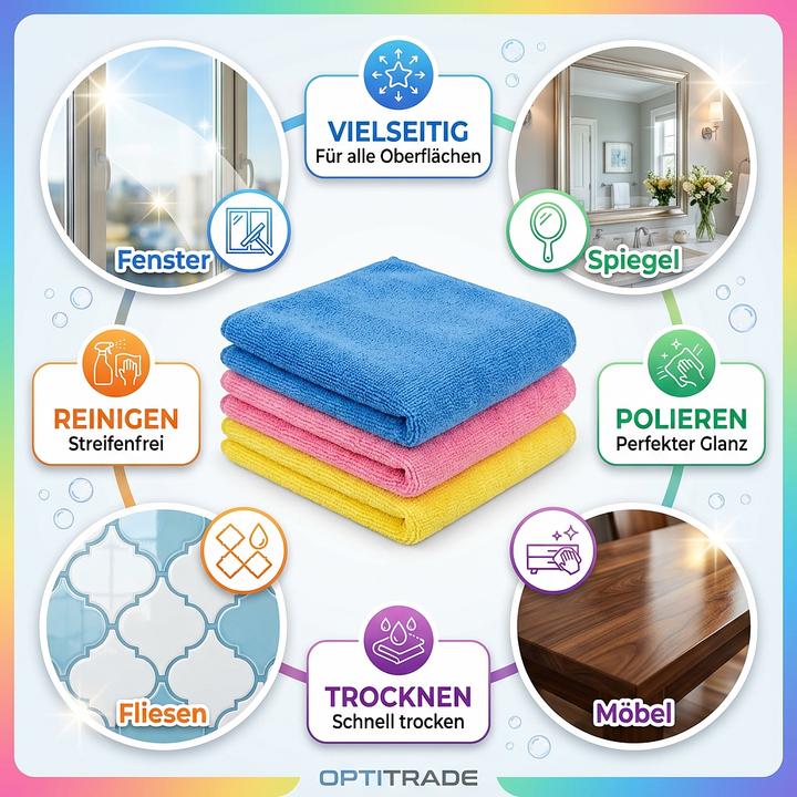 Produktbild Lifetime Clean Mikrofasertuch 3 Stk. (3 Stk.)