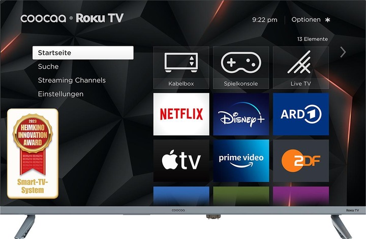 Produktbild Coocaa 61239 Metz Consumer Electronics GmbH 40R3G LED-TV (40", LED)