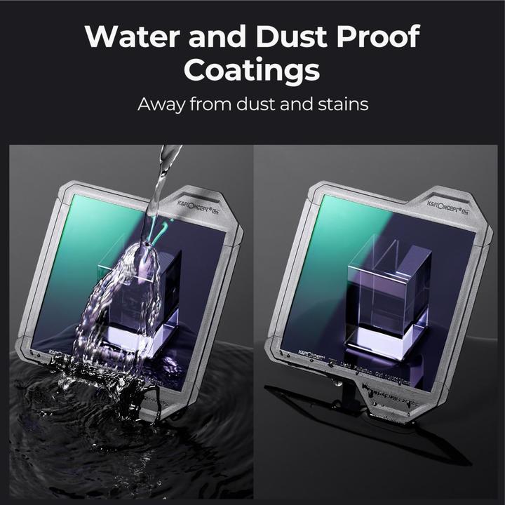 Image du produit K&F Concept 100x100 Natural Light Filter w/ Frame (X-PRO) (KF-1903) (Filtre de veilleuse, 100 mm)