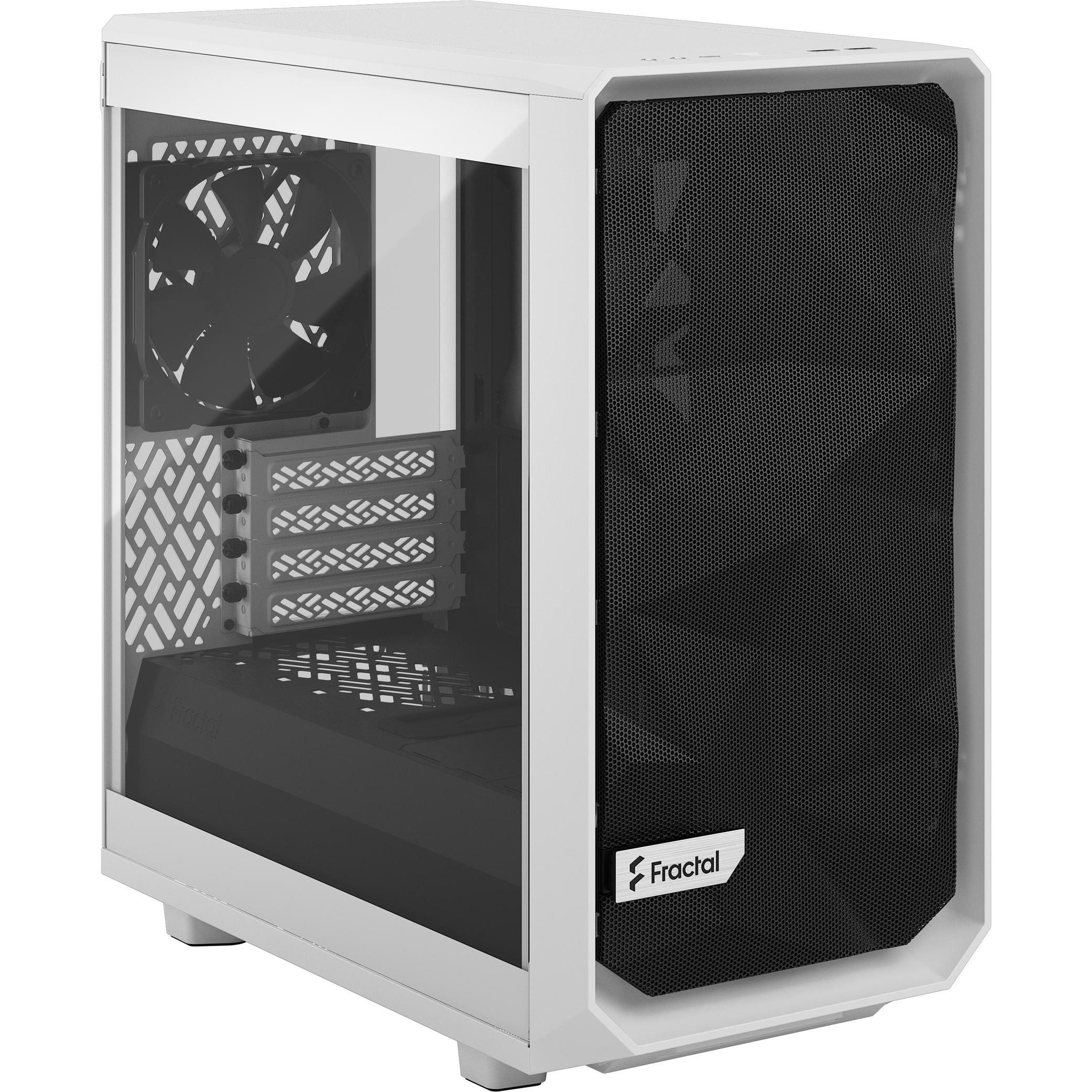 Fractal Meshify 2 Mini (mATX, Mini-ITX, Mini-DTX, DTX), PC Gehäuse, Weiss