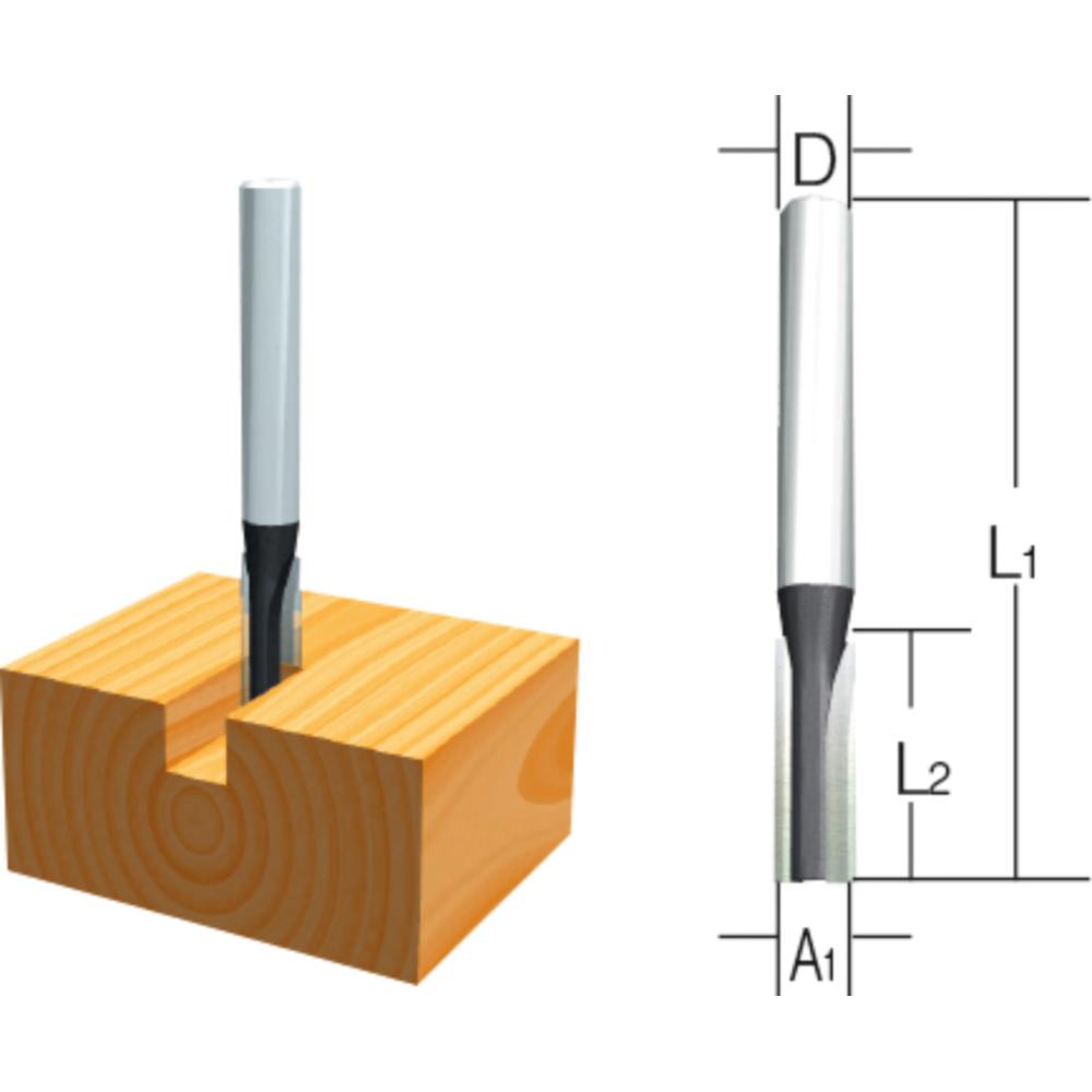 Thumbnail - Makita, Fräser, Fräser Nut Zweischneider 12mm