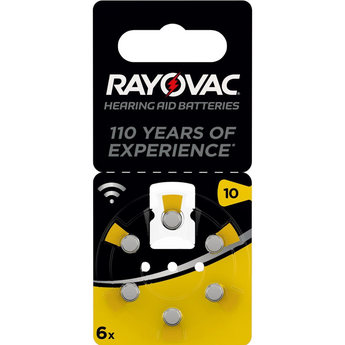 Thumbnail - Rayovac Batt.Acoustic S. 10 6er Pack (6 Stk., PR70, 105 mAh), Batterien + Akkus