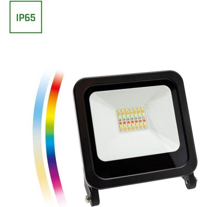 Thumbnail - Spectrum, Fassadenbeleuchtung, LED FLOODLIG WIFI 24W 1800LM IP65 TW RGB (1800 lm)