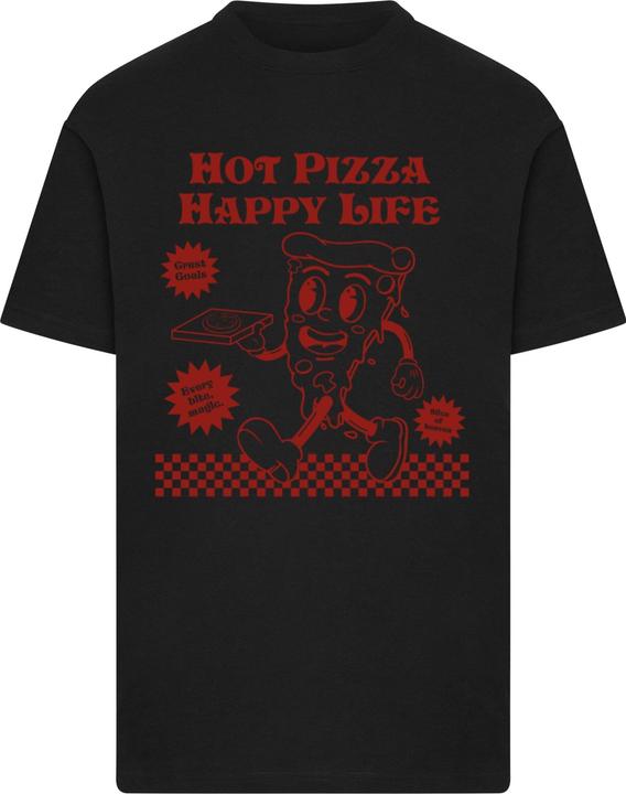 Produktbild Merchcode Hot Pizza Happy Life Tee - 198401 (M)