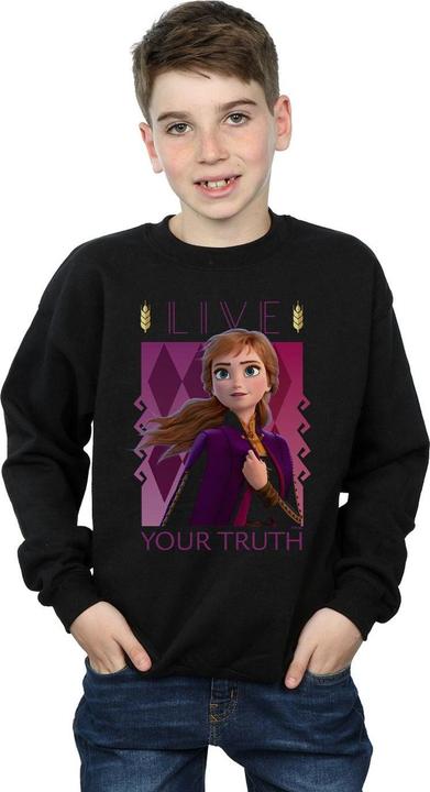 Image du produit Disney - Sweat FROZEN ANNA LIVE YOUR TRUTH - Garçon (152, 158)