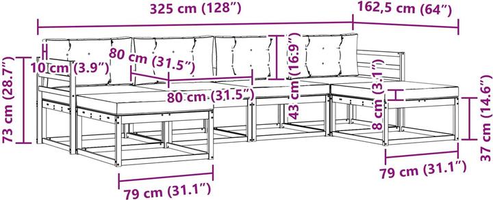 Produktbild vidaXL Sofa Set