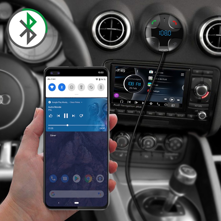 Produktbild 4smarts Kfz-FM-Transmitter DashRemote