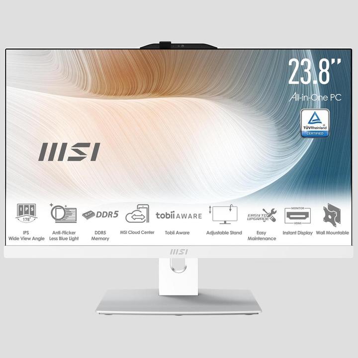 Produktbild MSI Modern AM242P 1M-1206DE i3-100U white 16GB W11P (256 GB, 16 GB, Intel Arc Graphics)