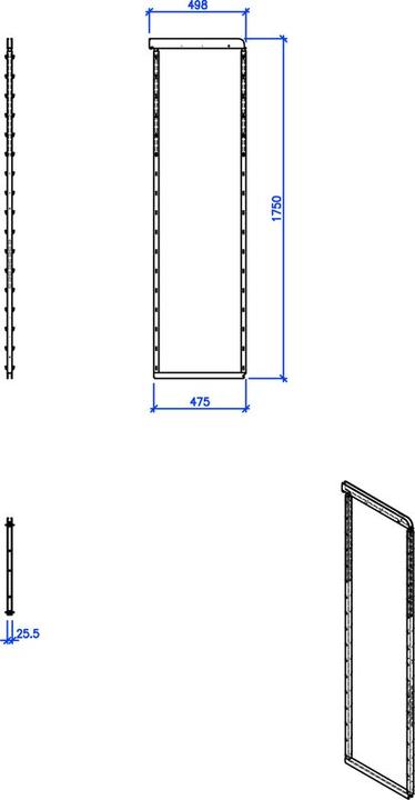 Produktbild Peka Metall Hochschrank-Auszugsystem Standard