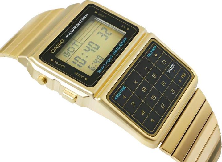 Image du produit Casio Calculatrice De Base De Données Or (Montre numérique)