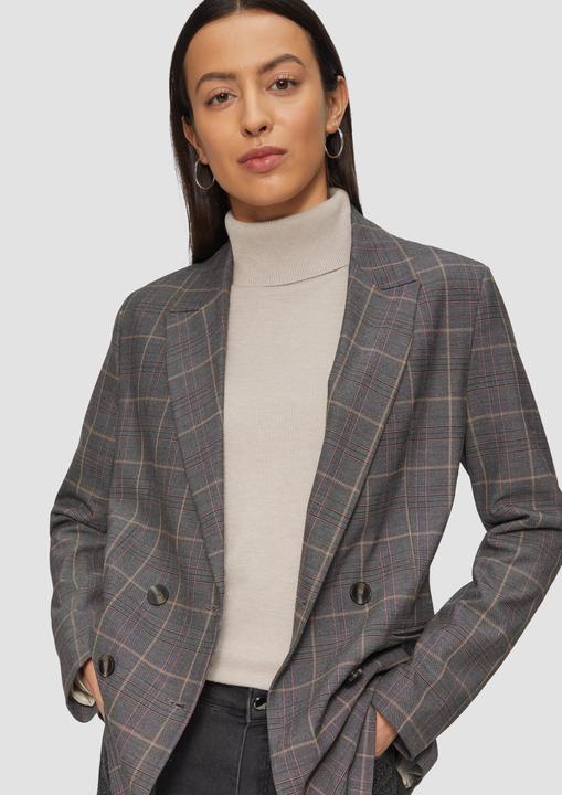 Produktbild S.Oliver Strickpullover Feiner Rollkragenpullover mit Ajour-Details (44)