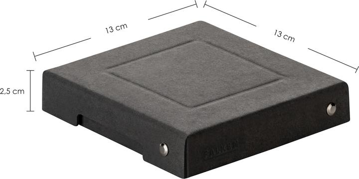 Image du produit Falken PURE Box Black 120x120 mm 25 mm hauteur de remplissage noir (120 x 120 mm)