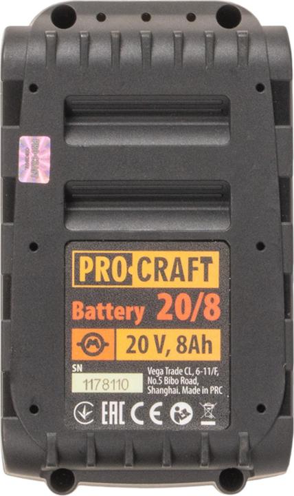 Produktbild Avacom Procraft 20/8 Akku 20 V 8,0 Ah / 8000 mAh Li-ion mit Ladestandsanzeige (20 V)