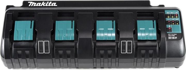 Produktbild Makita Power Source Kit 18V mit DC 18 SF 4-fach Ladegerät + 4x BL1850 Akku 5,0Ah (18 V)