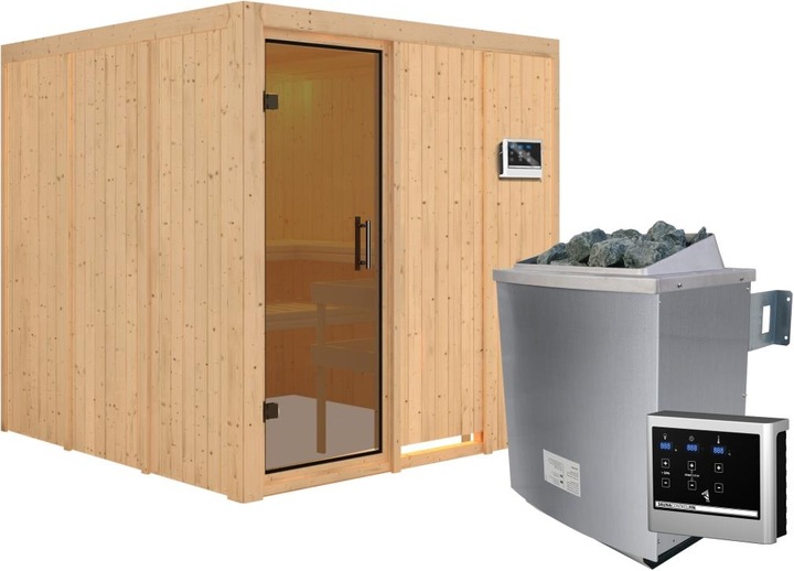 Actual product image Karibu Rodin without roof rim (9 KW external control)