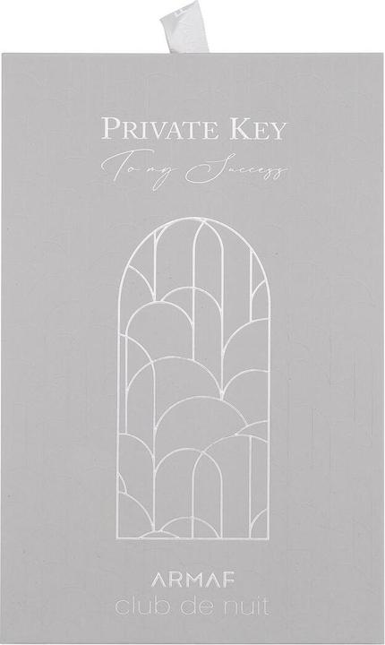 Actual product image Armaf Club de Nuit Private Key To My Success (Extrait De Parfum, 100 ml)