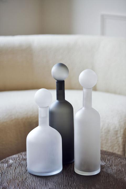 Produktbild Pols Potten 4-tlg. Set Bubbles & Bottles 44 cm - Black & White matt