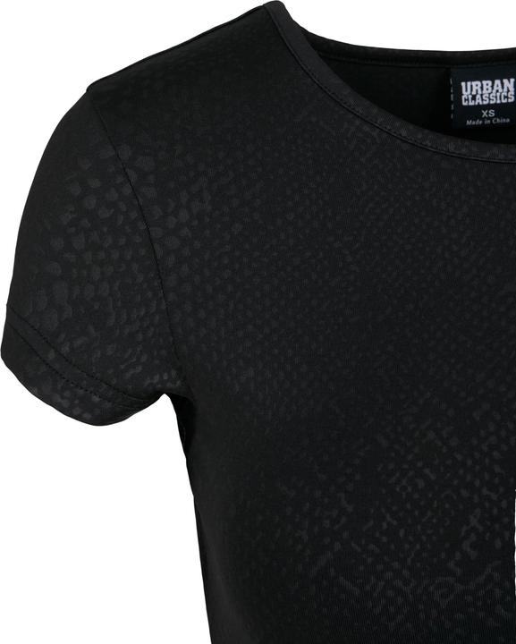 Actual product image Urban Classics Ladies Stretch Pattern Cropped Tee (3XL)