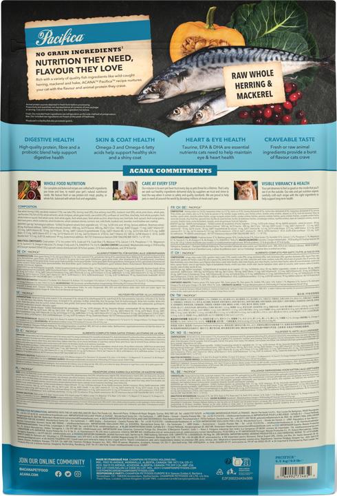 Immagine prodotto Acana Gatto regionale Pacifica (Adulto, 1 pz., 4500 g)
