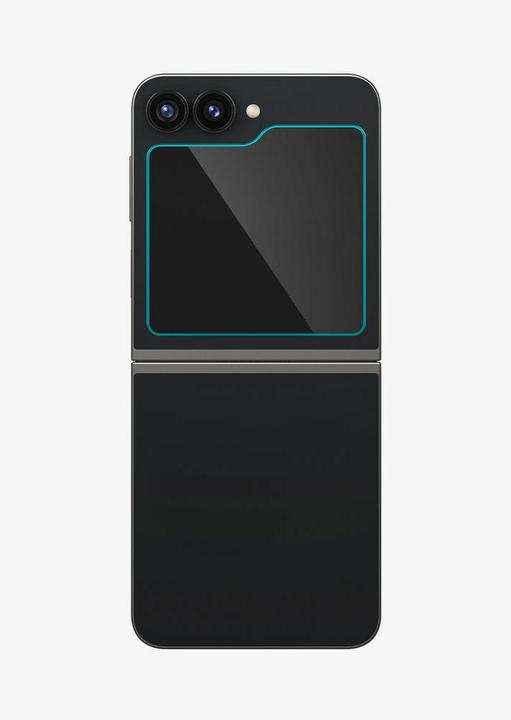 Produktbild Spigen EZ Fit Gehärtetes Glas Clear Displayschutzfolie Samsung Galaxy Z Flip 6 2-Pack (2 Stück, Samsung Galaxy Z Flip6)